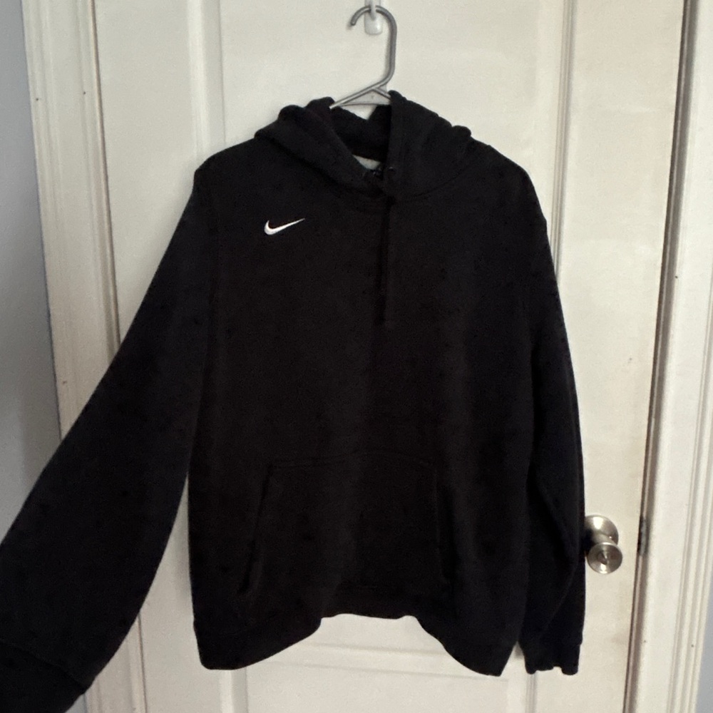 Nike Black Logo Hoodie Size Large - Picture 3 of 4